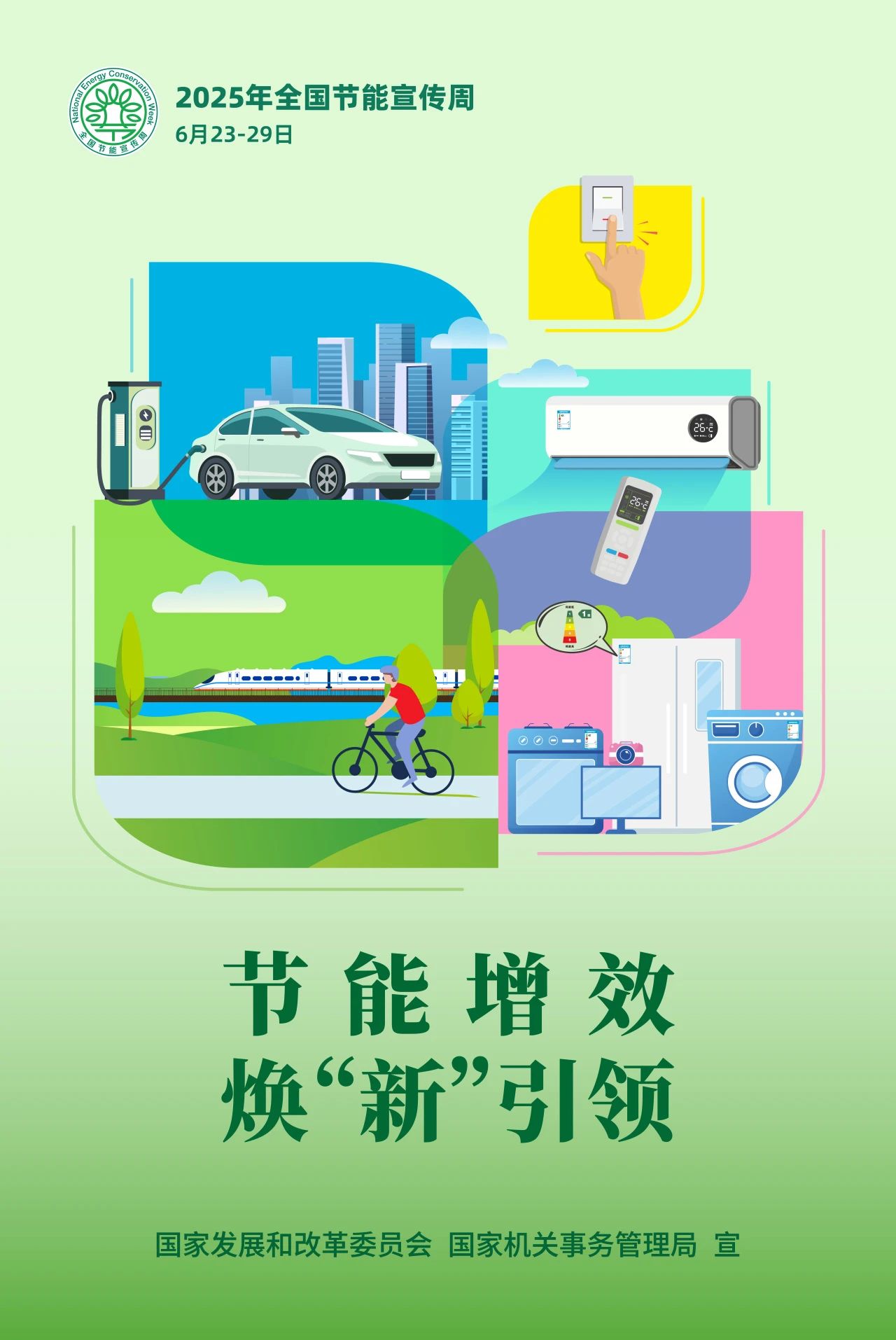 2025年全国节能宣传周招贴画发布