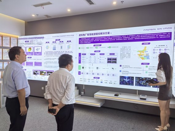 区经信委走访沙坪坝区数字科技园