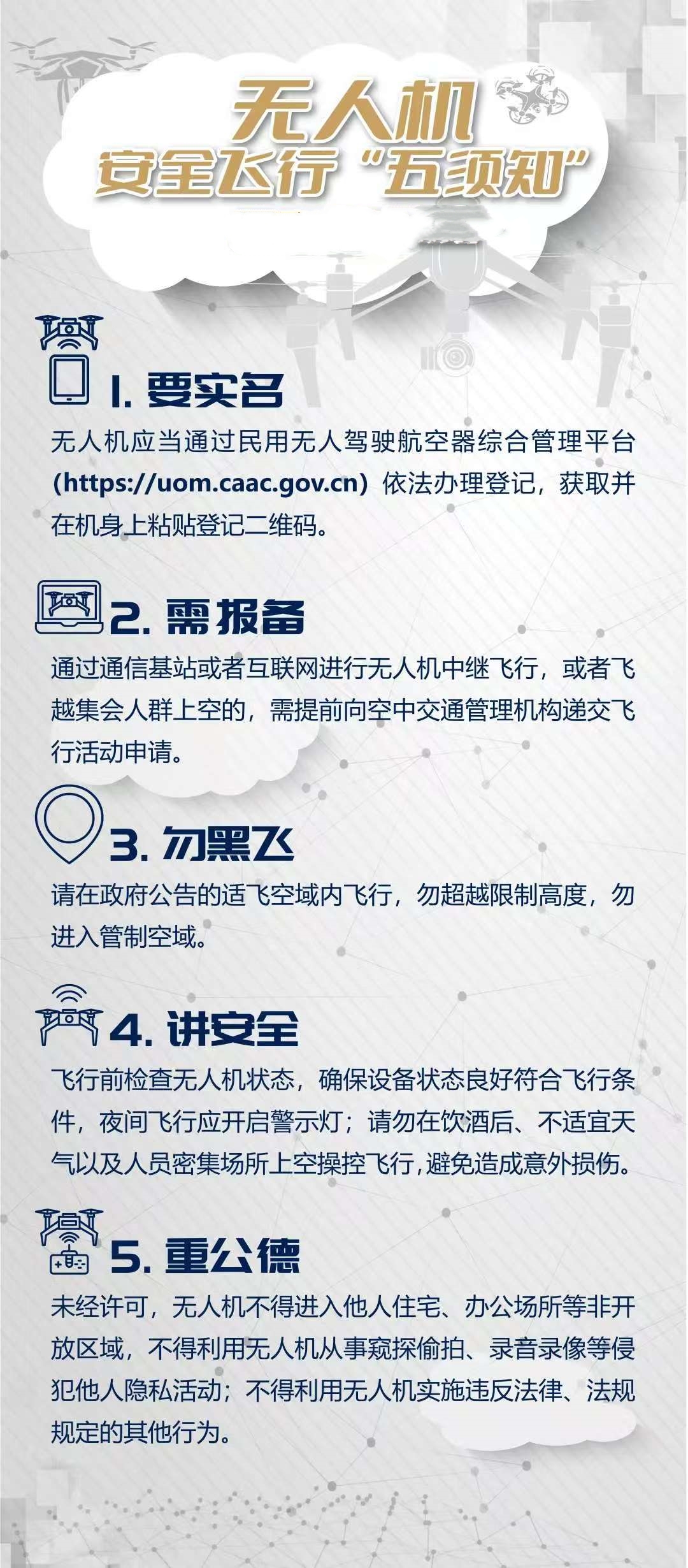 无人机不能“任性飞” 这份安全提示请收好