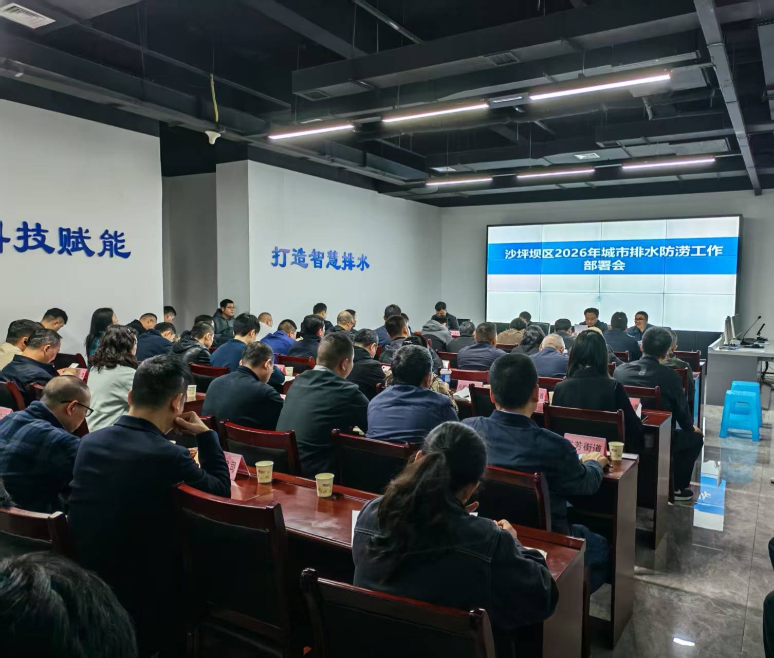 区住房城乡建委组织召开沙坪坝区2026年城市排水防涝工作部署会