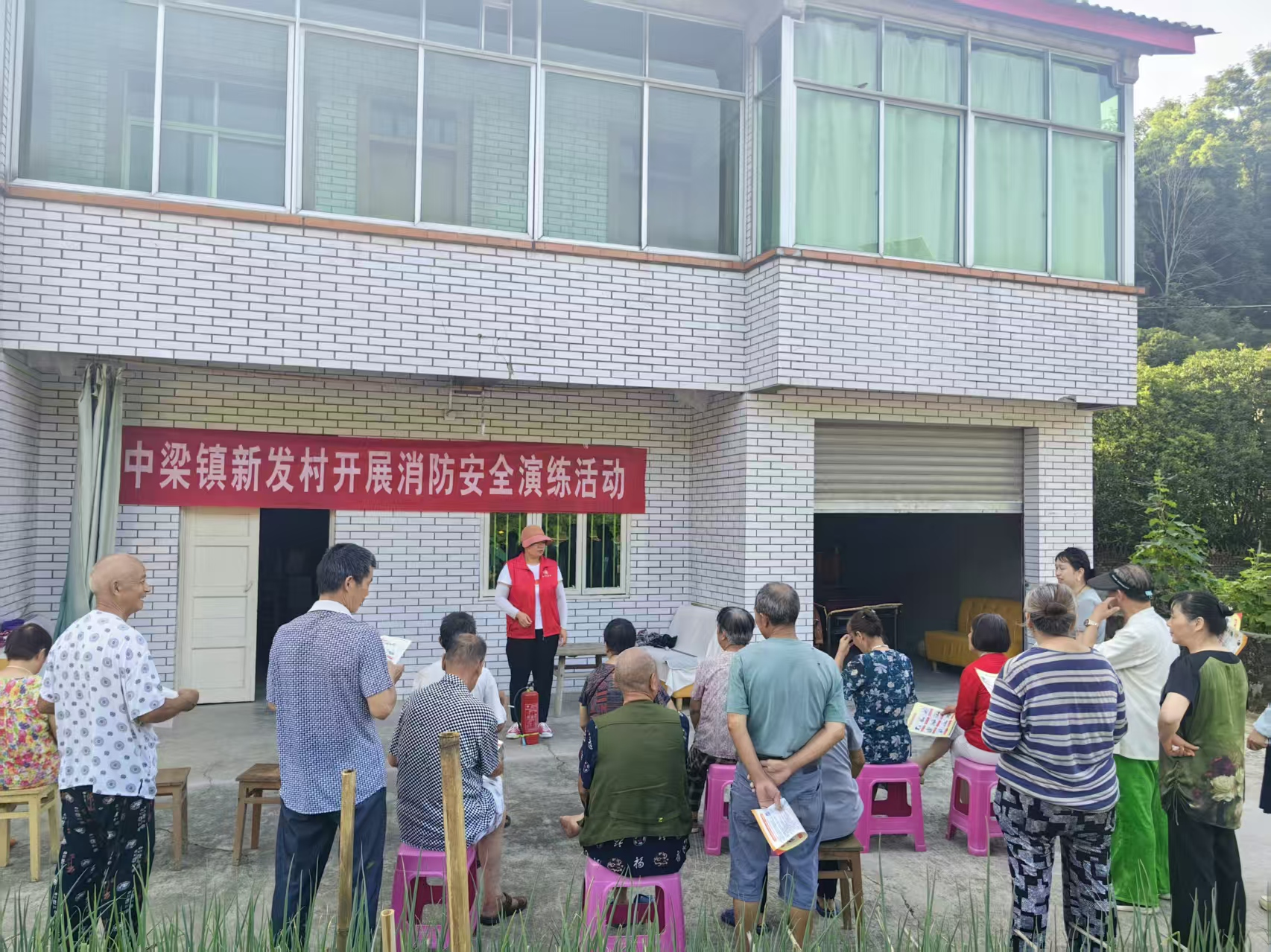 中梁镇：消防安全应急演练  筑牢平安防线